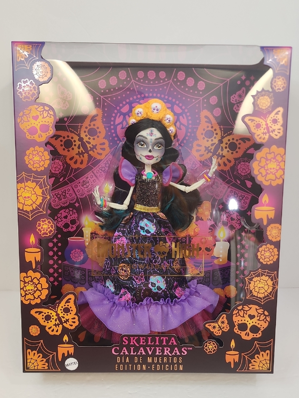 Monster High Skelita Calaveras Dia De Muertos Howliday Doll Mattel 2023 NRFB